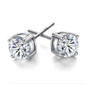 Großhandelspreis 925 Sterling Silber Diamantohrringe